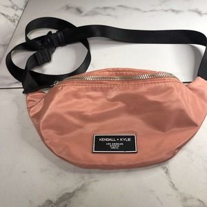 Kendall and Kylie Fanny Pack Belt Bag Pink A Few Scuffs See Pics G